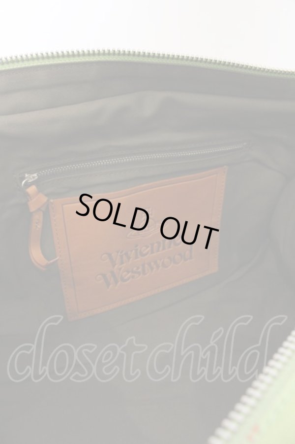 画像10: ヴィヴィアンウエストウッド 中古 / SNOWMAN キャンバスハンドバッグ  マルチ  O-25-01-12-025-ba-YM-ZH (10)