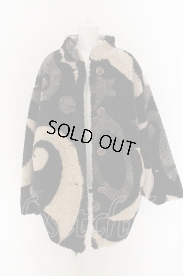 画像5: ヴィヴィアンウエストウッド 中古 / リサイクルポリエステルサーカス柄ボアブルゾン 00 マルチ  O-25-01-12-003-co-YM-ZH (5)