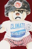 画像2: ヴィヴィアンウエストウッド 中古 / CLIMATE REVOLUTION BEAR トートバッグ（M)  レッド  O-25-01-12-028-ba-YM-OS (2)