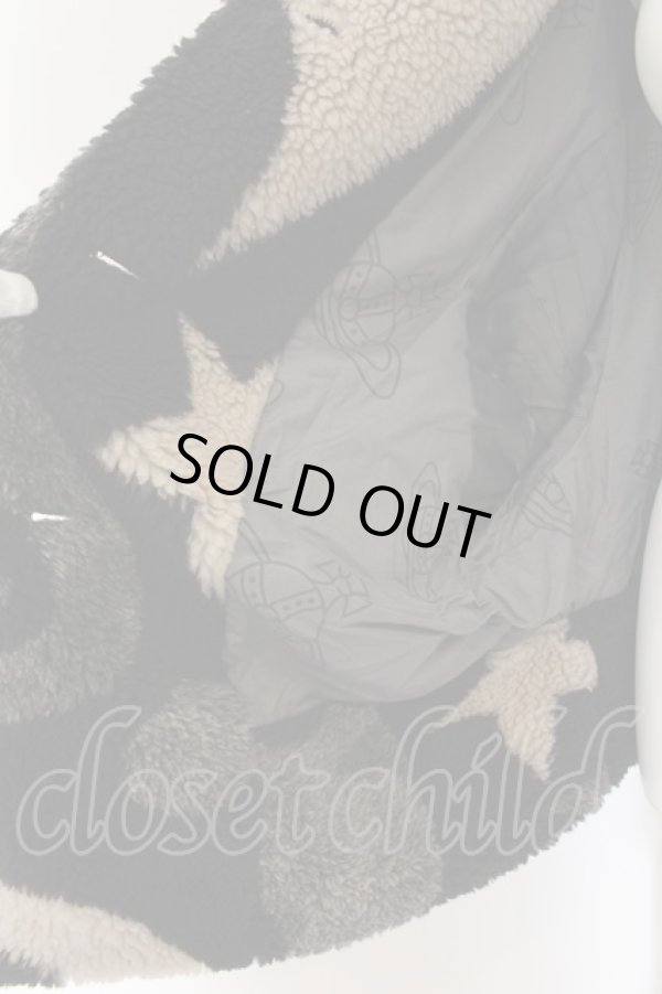 画像7: ヴィヴィアンウエストウッド 中古 / リサイクルポリエステルサーカス柄ボアブルゾン 00 マルチ  O-25-01-12-003-co-YM-ZH (7)