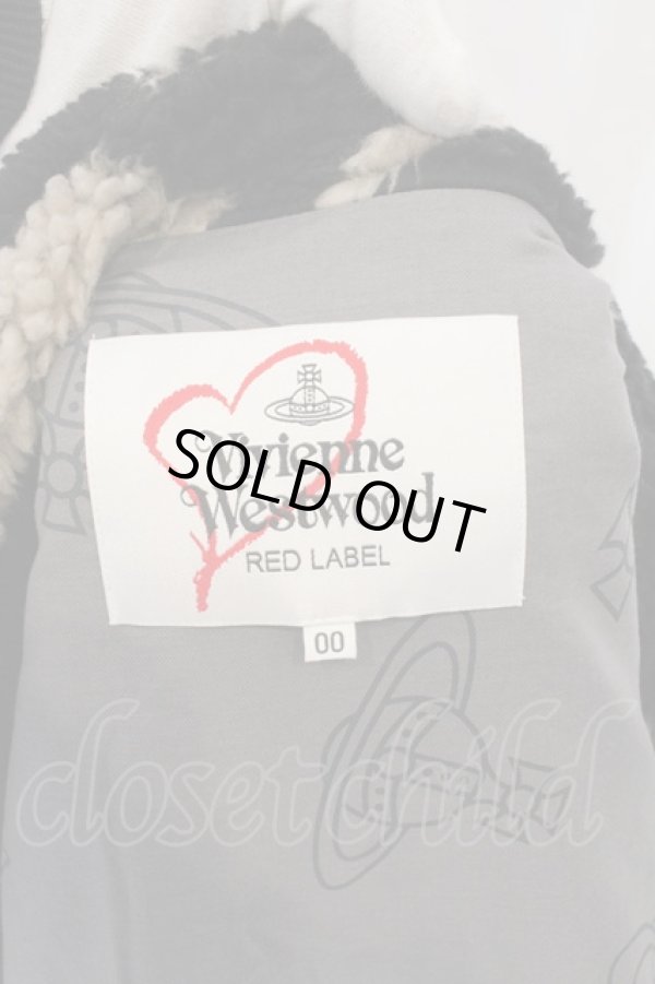 画像8: ヴィヴィアンウエストウッド 中古 / リサイクルポリエステルサーカス柄ボアブルゾン 00 マルチ  O-25-01-12-003-co-YM-ZH (8)