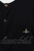 画像2: ヴィヴィアンウエストウッド 中古 / カラーオーブ刺繍ボーイーズカーディガン M ブラック  O-25-01-12-001-to-YM-OS (2)