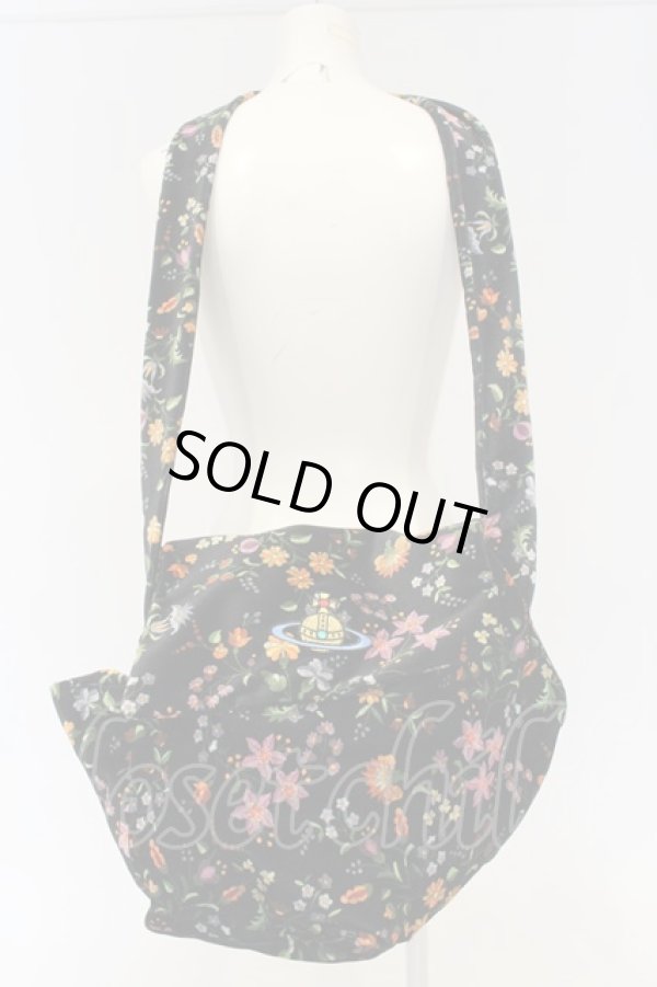 画像3: ヴィヴィアンウエストウッド 中古 / オーブ刺繍変形花柄ショルダーバッグ  マルチ  O-25-01-12-032-ba-YM-OS (3)