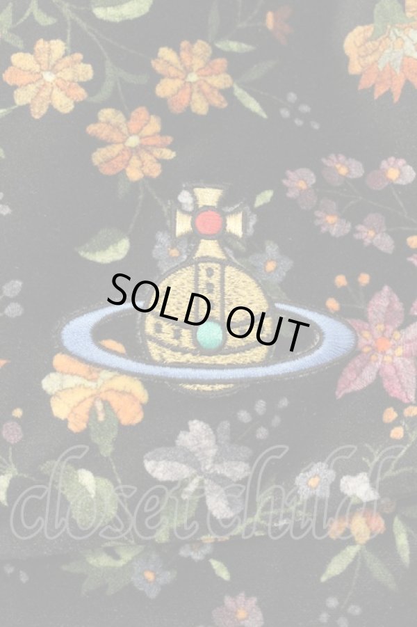 画像4: ヴィヴィアンウエストウッド 中古 / オーブ刺繍変形花柄ショルダーバッグ  マルチ  O-25-01-12-032-ba-YM-OS (4)