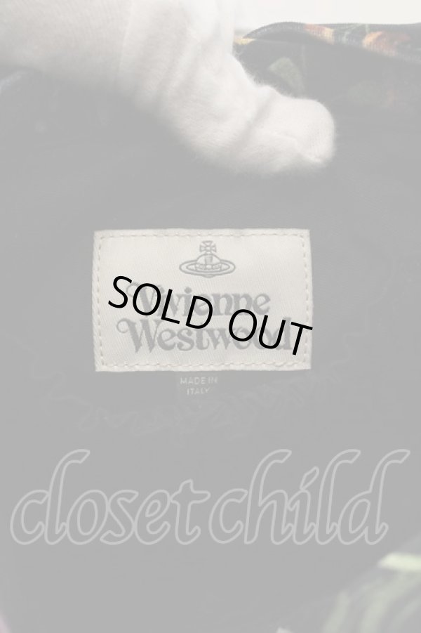 画像7: ヴィヴィアンウエストウッド 中古 / オーブ刺繍変形花柄ショルダーバッグ  マルチ  O-25-01-12-032-ba-YM-OS (7)