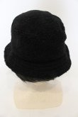 画像4: ヴィヴィアンウエストウッド MAN 中古 / ボア　バケットハット F ブラック  O-25-01-12-034-ha-YM-OS (4)