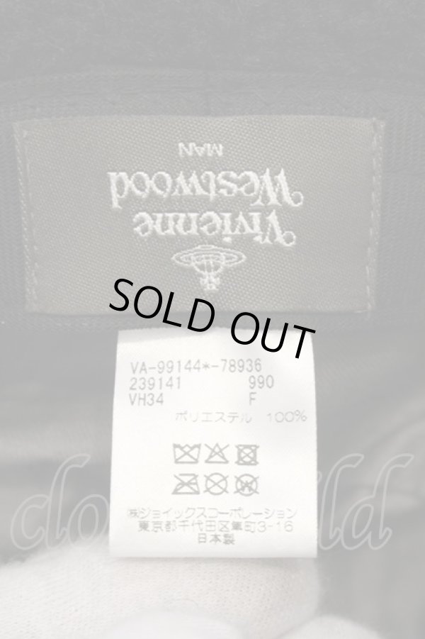 画像7: ヴィヴィアンウエストウッド MAN 中古 / ボア　バケットハット F ブラック  O-25-01-12-034-ha-YM-OS (7)
