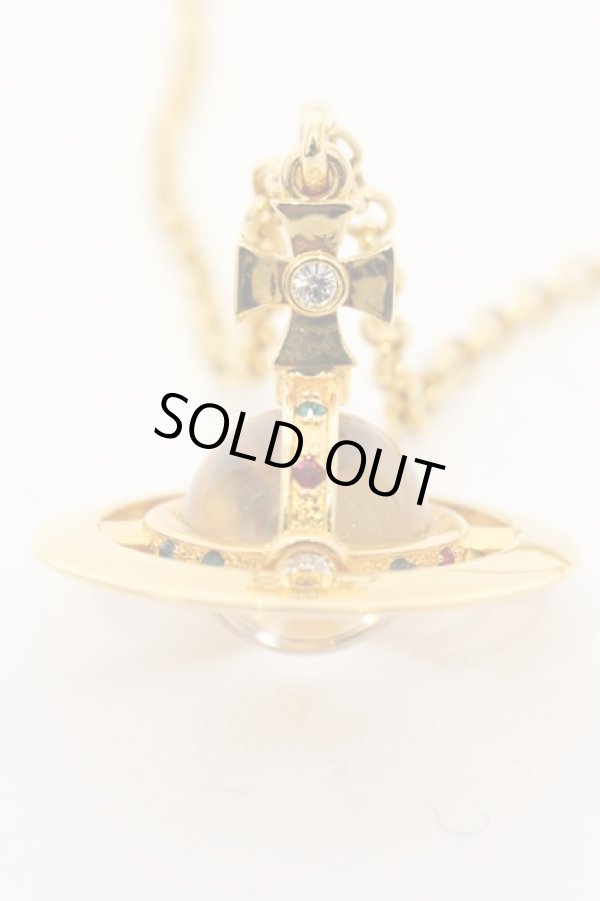 画像3: ヴィヴィアンウエストウッド 中古 / 旧small orb pendant  ゴールド  O-25-01-12-038-nl-YM-OS (3)