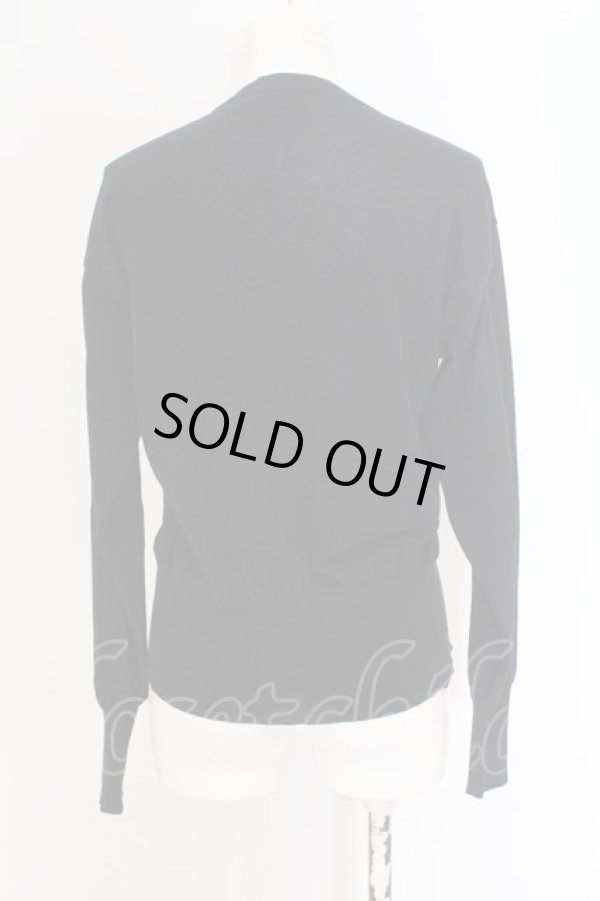 画像3: ヴィヴィアンウエストウッド 中古 / カラーオーブ刺繍ボーイーズカーディガン M ブラック  O-25-01-12-001-to-YM-OS (3)