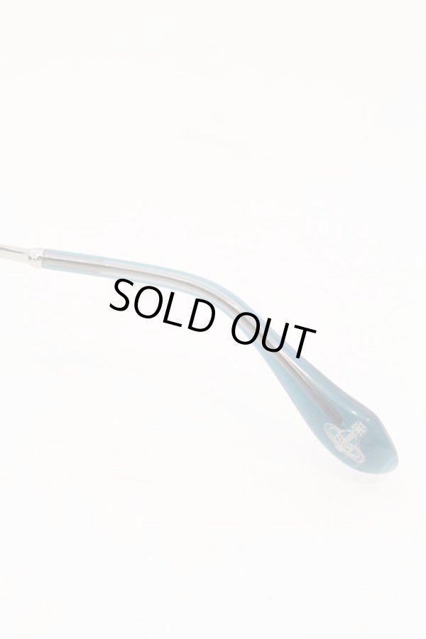 画像5: ヴィヴィアンウエストウッド 中古 / オーバーラウンドサングラス  ミラーレンズxシルバーxブルーテンプル  O-25-01-12-061-gd-YM-OS (5)