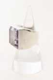 画像2: ヴィヴィアンウエストウッド 中古 / Glass Squear リング M（約16号（裏抜キノ為） シルバー  O-25-01-12-063-ac-YM-OS (2)