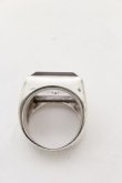 画像9: ヴィヴィアンウエストウッド 中古 / Glass Squear リング M（約16号（裏抜キノ為） シルバー  O-25-01-12-063-ac-YM-OS (9)