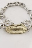 画像3: ヴィヴィアンウエストウッド 中古 / LIP ブレスレット  シルバーｘゴールド  O-25-01-12-064-ac-YM-OS (3)