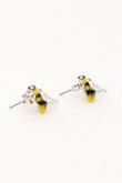 画像2: ヴィヴィアンウエストウッド 中古 / Bumble bee ピアス  イエローｘシルバー  O-25-01-12-068-ac-YM-OS (2)