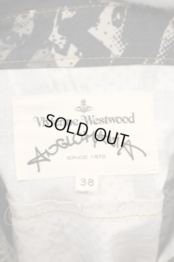 画像5: ANGLOMANIA 中古 / グラフィックプリントBIGシャツ 38 グレー系  O-25-01-12-007-bl-YM-OS (5)