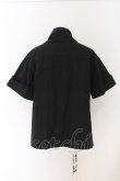 画像5: ヴィヴィアンウエストウッド 中古 / 半袖リボンオーバーシャツ O/S ブラック  O-25-01-12-014-bl-YM-OS (5)