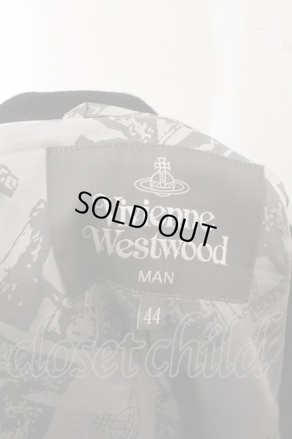 画像4: ヴィヴィアンウエストウッド MAN 中古 / チャールズコート 44 ブラック  O-25-01-19-003-co-YM-ZH (4)