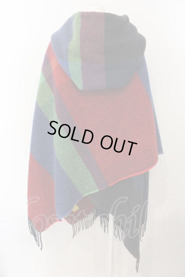 画像4: ヴィヴィアンウエストウッド MAN 中古 / CHECK PONCHO ポンチョ  マルチ  O-25-01-19-024-co-YM-OS (4)