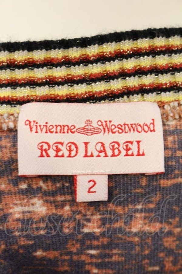 画像5: ヴィヴィアンウエストウッド 中古 / ユニオンジャックリブスウェットTシャツ 2 マルチ  O-25-01-19-028-to-YM-ZI (5)