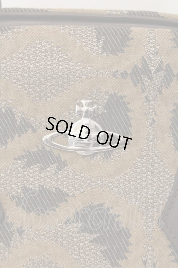 画像2: ヴィヴィアンウエストウッド 中古 / PIRATES ヤスミンバッグ  ゴールドxブラウン  O-25-01-19-038-ba-YM-OS (2)