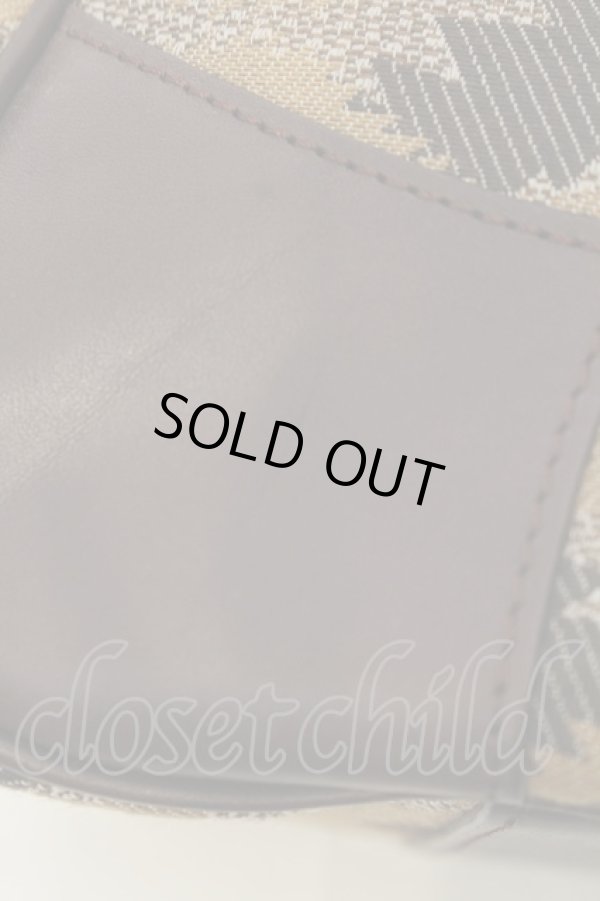 画像5: ヴィヴィアンウエストウッド 中古 / PIRATES ヤスミンバッグ  ゴールドxブラウン  O-25-01-19-038-ba-YM-OS (5)