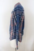 画像3: ヴィヴィアンウエストウッド MAN 中古 / タータンクラシックシャツ 44 ネイビー  O-25-01-19-007-bl-YM-OS (3)