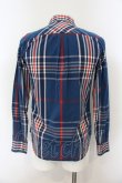 画像4: ヴィヴィアンウエストウッド MAN 中古 / タータンクラシックシャツ 44 ネイビー  O-25-01-19-007-bl-YM-OS (4)
