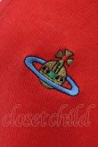 画像2: ヴィヴィアンウエストウッド 中古 / カラーオーブ刺繍カーディガン M レッド  O-25-01-19-010-to-YM-OS (2)