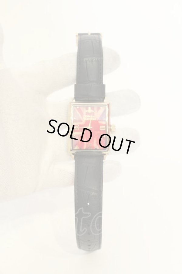 画像4: ヴィヴィアンウエストウッド / ユニオンジャック腕時計  ゴールドxブラック  O-25-01-26-029-gd-YM-OS (4)