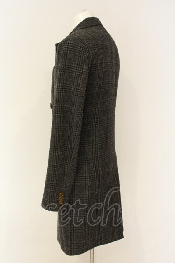 画像4: ヴィヴィアンウエストウッド MAN / ダブルチェスターコート 44 グレー  O-25-01-26-007-sk-YM-ZH (4)