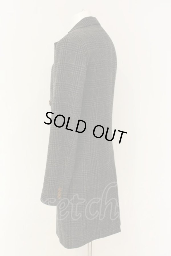 画像4: ヴィヴィアンウエストウッド MAN / ダブルチェスターコート 44 グレー  O-25-01-26-007-sk-YM-ZH (4)