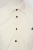 画像2: ヴィヴィアンウエストウッド MAN / カラーオーブ刺繍シャツ 48 ホワイト  O-25-01-26-013-bl-YM-OS (2)