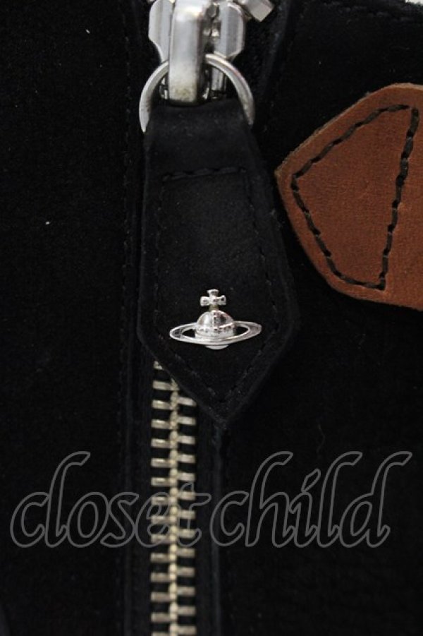 画像6: ヴィヴィアンウエストウッド 中古 / ウェッジソールボンテージブーツ 38(24cm) ブラックxブラウン  O-25-02-09-031-sh-YM-ZI (6)