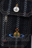 画像2: ヴィヴィアンウエストウッド 中古 / STRIPPED CASUAL デニムジャケット S インディゴ  O-25-02-09-003-co-YM-OS (2)
