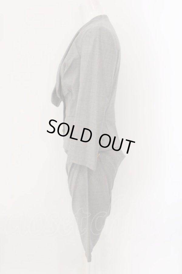 画像3: ヴィヴィアンウエストウッド 中古 / エナメルオーブセットアップ JKT38/SK38 グレー  O-25-02-09-034-su-YM-OS (3)