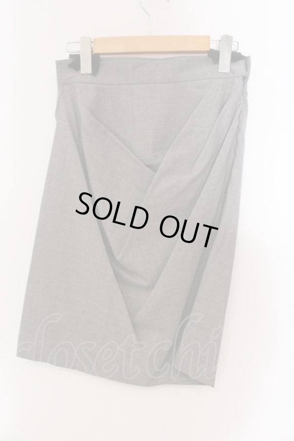 画像8: ヴィヴィアンウエストウッド 中古 / エナメルオーブセットアップ JKT38/SK38 グレー  O-25-02-09-034-su-YM-OS (8)