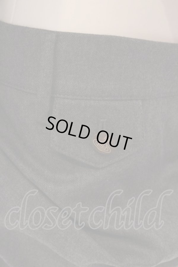 画像3: ヴィヴィアンウエストウッド 中古 / アシンメトリージャケットセットアップ JKT(3)PNT(3) グレー  O-25-02-09-035-su-YM-OS (3)