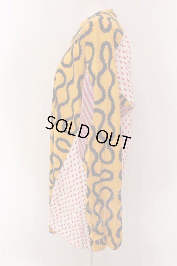 画像2: Worlds End 中古 / スクイグルカットソー OS マルチ（イエロー）  O-25-02-09-038-to-YM-ZH (2)