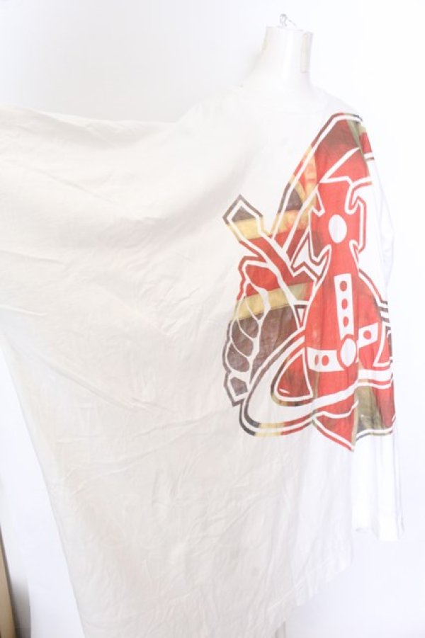 画像2: ANGLOMANIA 中古 / カットラスオーブエレファントシャツ  ホワイト  O-25-02-23-021-to-IG-ZH (2)