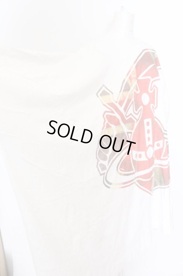 画像2: ANGLOMANIA 中古 / カットラスオーブエレファントシャツ  ホワイト  O-25-02-23-021-to-IG-ZH (2)