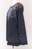 画像2: ヴィヴィアンウエストウッド 中古 / カラーマキシカットソー 2 ネイビーｘブルー  O-25-02-23-029-to-YM-ZH (2)