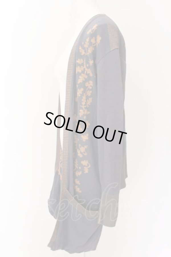 画像3: ヴィヴィアンウエストウッド 中古 / グラフィックドッグジャガードカーディガン 2 ブルーグレイ  O-25-02-23-034-to-YM-ZH (3)