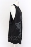 画像2: ANGLOMANIA 中古 / Big Racer Dress ドレス S ブラック×グレー  O-25-02-23-035-op-IG-ZH (2)