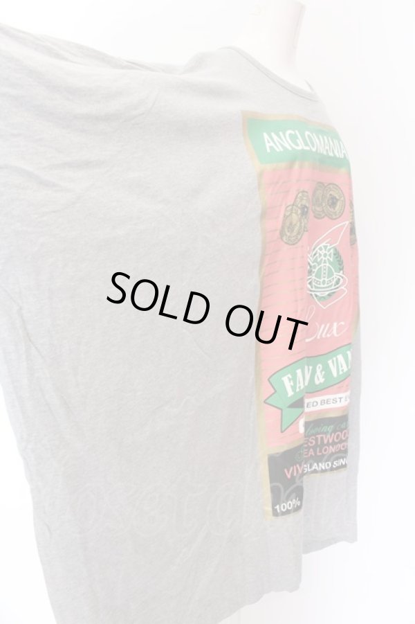 画像2: ANGLOMANIA 中古 / BUY LESS CHOOSE WELL プリントビッグTシャツ 38 グレー  O-25-02-23-048-to-IG-ZH (2)
