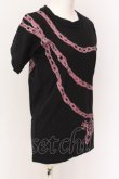 画像2: ヴィヴィアンウエストウッド 中古 / チェーンプリントTシャツ 1 ブラック  O-25-02-23-067-ts-YM-OS (2)