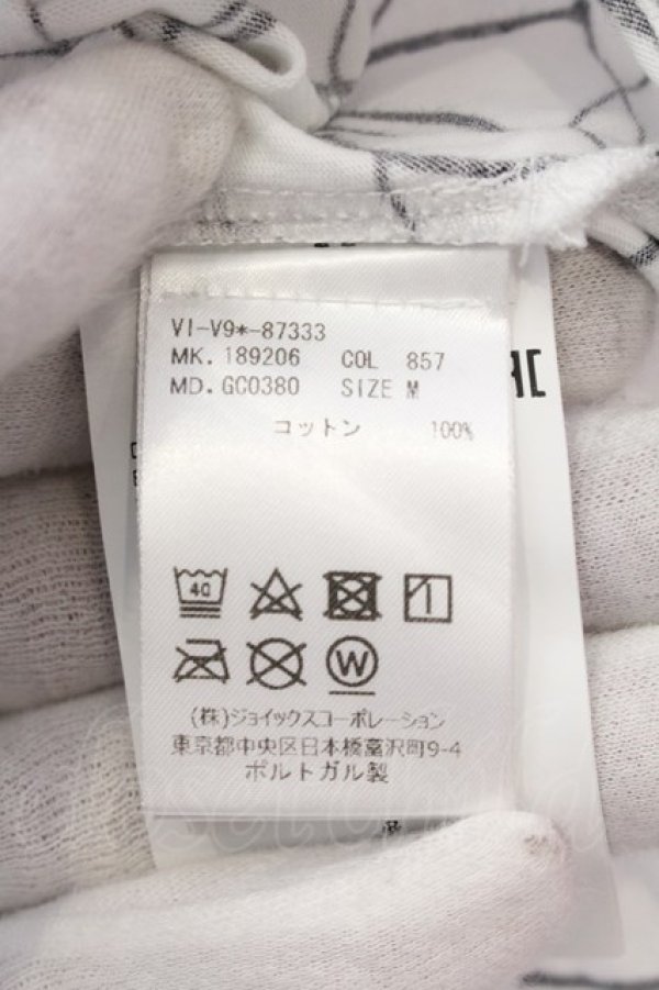 画像4: ヴィヴィアンウエストウッド 中古 / HOUSE OF CARD半袖Tシャツ M ホワイト×ブラック×レッド  O-25-02-23-001-ts-IG-ZY (4)