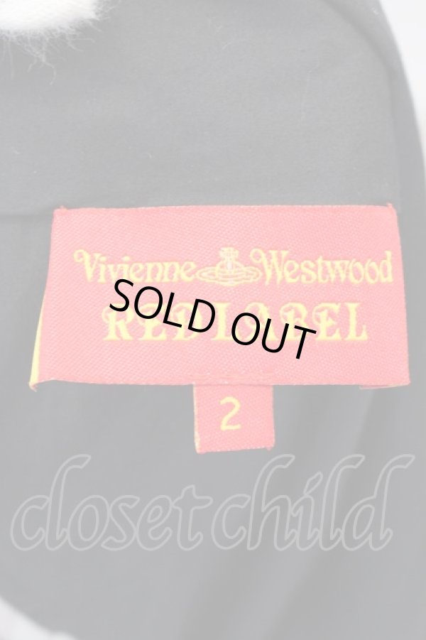 画像5: ヴィヴィアンウエストウッド 中古 / ハーフZIPフレアーワンピース 2 ブラック  O-25-02-23-084-op-IG-OS (5)