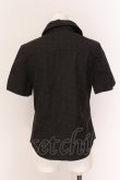 画像3: ヴィヴィアンウエストウッド 中古 / リピートオーブジャガード 半袖ブラウス 02 ブラック  O-25-02-23-098-bl-IG-ZY (3)