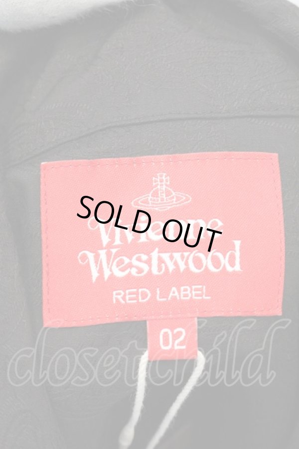 画像5: ヴィヴィアンウエストウッド 中古 / リピートオーブジャガード 半袖ブラウス 02 ブラック  O-25-02-23-098-bl-IG-ZH (5)