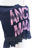 画像2: ANGLOMANIA 中古 / コットンガーゼワイドカットワンピース 38 ネイビー  O-25-02-23-103-op-YM-ZY (2)